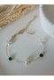 Women's Bracelet Gold Black White Pearl Bead Detail Gift New Year Mother's Day Valentine's Day Gift - 4