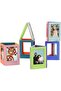 Compatible with Fujifilm Instax Mini Film Colorful Double-Sided Magnetic Fridge Photo Frames - 3