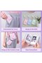 For Instax Mini Photo Album 2x3 Inch, Portable Film Storage Book with Keychain (Pink/Green/Blue) - 3