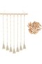 Hanging Photo Display Macrame Wall Hanging with 30 Clips - Boho Photo Display - 6