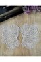 Finely Embroidered Sequin Detailed Lace Applique (Set of 2 Pieces)