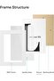 4x6 Collage Picture Frames Set of 4, Cloud White - 6