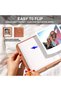 28-Pocket Photo Album for Polaroid & Wide Instant Cameras, 3.5 x 4.2 in, PU Leather (Brown) - 4