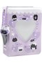 3 Inch Mini Photo Album - Heart Hollow, 40 Pockets (Purple Black Cat)