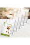 6 Pack Acrylic A6 Sign Holders - Clear Tabletop Display Stands (Portrait) - 7