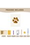 Paw Print Kit with Picture Frame and Imprint Clay, Pawprints Keepsake for Pets - 5