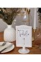 Double-Sided 4x6 White Plastic Standing Picture Frame (10 Pack) - 7