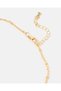 Girls Gold And Pink Embellished Necklace And Earrings Set (3 Piece) - 4