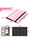 160-Pocket Mini Photo Album with 50 Stickers (Pink) - 7
