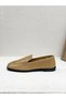 26K740 Rustic Genuine Leather Close Toe Flat Sole Loafer Shoes for Women - 3