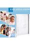 Mini Photo Album A5 - 20 Inner Pages 6-Ring Photocard Binder (Clear) - 6