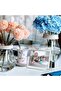 4-Pack 6x4 Glass Photo Frames, Silver Mirrored Rectangular, Tabletop (Horizontal/Vertical) - 6