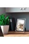 4-Pack 6x4 Glass Photo Frames, Silver Mirrored Rectangular, Tabletop (Horizontal/Vertical) - 5