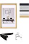 Picture Frame, Black, 8 x 8 inch (20 x 20 cm) - 2
