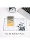 4x6 Photo Album - Linen Cover, 26-Page Mini Book Holds 52 Pictures (Grey) - 3