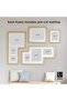 Gallery Collage Picture Frame Set, Natural, Set Of 4 - 5