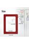 5-Pack Colorful Magnetic Picture Frames 4x6 - Magnetic Fridge Photo Holders - 3
