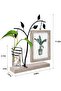 Wooden Photo Frame with Hydroponic Vase (4x6) - Home/Office Decor - 4