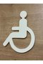 Wc Toilet Door Sign Set – White Self-Adhesive Male Female Disabled Icon Sign - 6