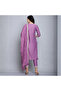 Purple Silk Salwar Kameez & Dupatta Set - ALV1297 | Purple - 3