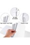 11x8 Scrapbook Photo Album - 40 Page DIY Memory Book (White Pages) - 2