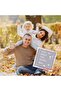 Rustic Vintage Wood Grey Felt Letter Board - Changeable Message Board (Grey) - 5