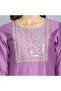 Purple Silk Salwar Kameez & Dupatta Set - ALV1297 | Purple - 4