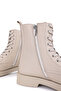 Women's Beige Floter Casual Boots - 5