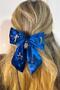 New Year Charms Midnight Blue Velvet Bow Buckle - 4