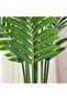 140cm (4.6ft) Fake Areca Palm Bendable Fronds Dense Foliage Balcony Patio Stable Base. - 7