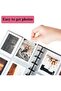 Photocard Binder with 30 Inner Pages, 3-inch Photocard Holder (Black) - 6