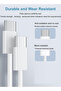 iPhone 15 Pro Max charger with USB-C port, 35W, with 1m fast charging cable, iPhone Type-C to Type-C - 4