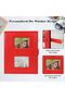 Photo Album 4x6 200 Pockets Leather Slip-in Photo Album with 2 Front Windows - 2