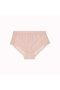 Plus Size Lace Tulle Detailed Elastic High Waist Women's Panties