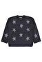 Yıldız Taş Printed 10-13 Years Old Sweater - Gray 11-12 Years Old