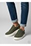 Women's Genuine Leather Sneaker Shoes Khaki - 2