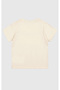 Ss Tee Kids' Beige T-Shirt - 405150-Ys141 - 7