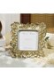 Gold 4x4 Vintage Resin Palm Leaves Square Picture Frame - 3
