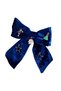 New Year Charms Midnight Blue Velvet Bow Buckle - 3