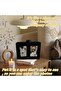 Rotating Photo Frame for Polaroid Instant Photos (Holds 12-24) Black & White Tabletop - 4