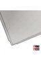 Plain Aluminium Ceiling Tile | 595mm x 595mm | Pack of 30 | Plain Style - 4