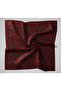 Viscose Velora Scarf Burgundy-Wine Tone Patterned Anti-Slip 90X90 - 7