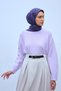 Viscose Velora Scarf Dark Purple-Smoked Tone Tok Posture-Enhancing Non-Slip 90X90