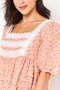 Women Floral Print Mini Dress, Multicolor - 3