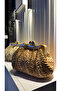 Acrylic Scholarship-Funded Handmade Wicker Design Clutch Bag (36X20Cm) - 2