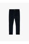 Cotton Regular Waist Pocketed Corded Fabric Velvet Trousers - 3