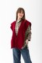 Yumoş Square Neck Tie-Up Knit Scarf - Square Piece Scarf - Knit Shoulder Scarf Office Daily Fashion Scarf - 6