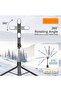 Live K10 PRO 6.5ft Tripod Stand Selfie Stick with 2 Chargeable Lights & Bluetooth Remote - 3