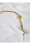 Steel Tree of Life Baguette Gold Bracelet - 3