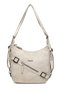 Barcelona Daily Medium Size Belt Detailed Women's Shoulder and Backpack Versatile Bag with Adjustable Straps
